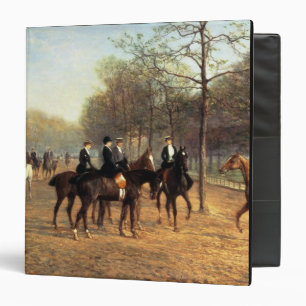 The Morning Ride, Rotten Row, Hyde Park, 1894 (oil Binder