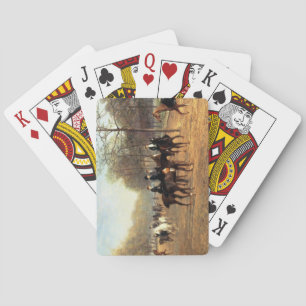 The Morning Ride, Rotten Row, Hyde Park, 1894 (oil Poker Cards