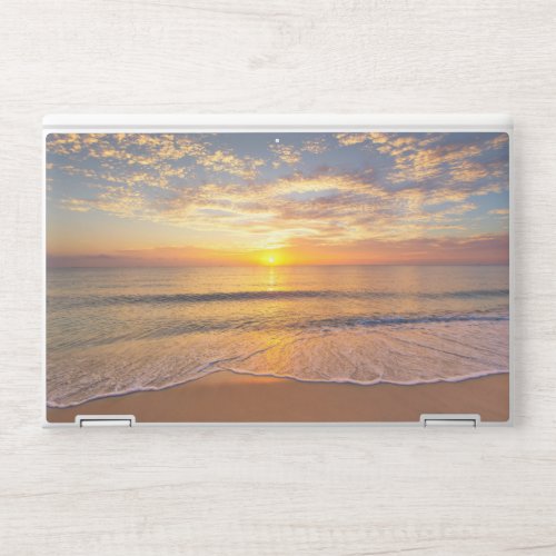 The Morning Sun at Seaside HP Laptop Skin