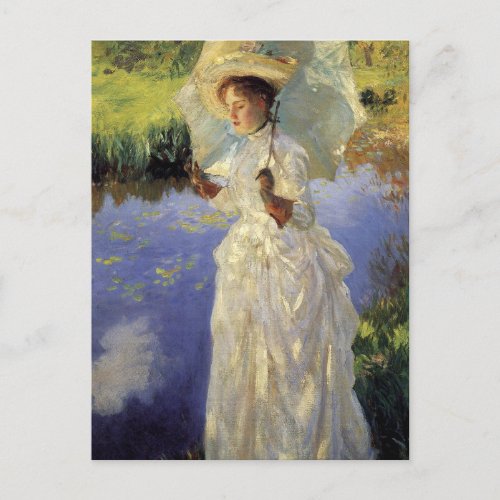 The Morning Walk by John Singer Sargent Postcard