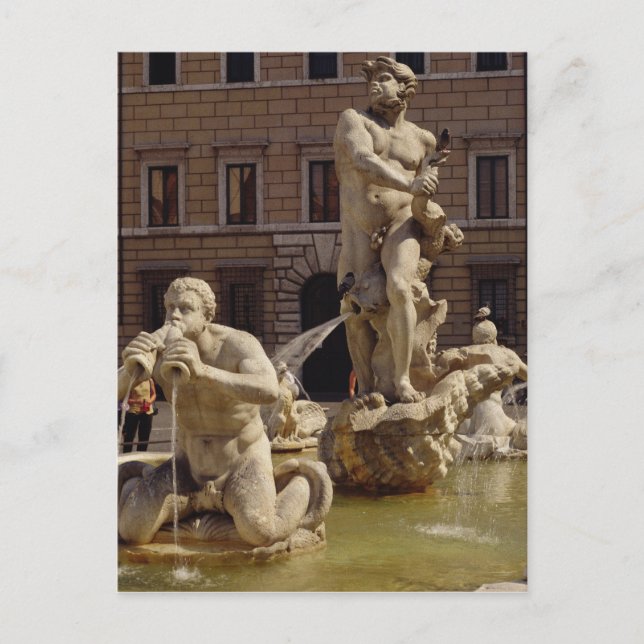 The Moro Fountain Postcard (Front)