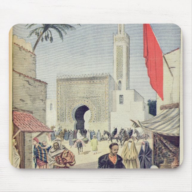 The Moroccan Pavilion at the Universal Exhibition Mouse Pad (Front)