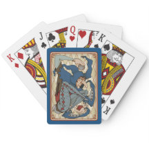 The Morose Jester Playing Cards Blue Grey