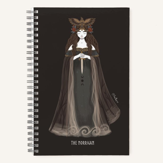 The Morrigan A5 Notebook (Front)