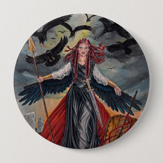 The Morrigan Button (Front)