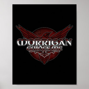 The Morrigan, Celtic Goddess Of War, Pagan, Witch, Poster
