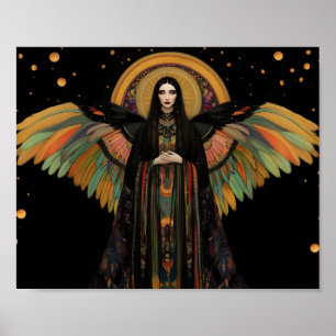 The Morrigan Goddess of Empowerment Art Poster
