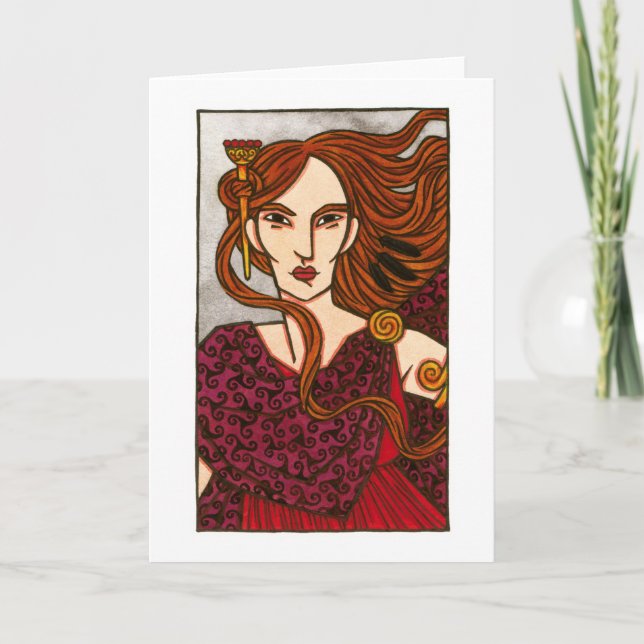 The Mórrígan Greeting Card (Front)