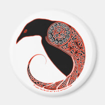 The Morrigan Raven Celtic knotwork magnets