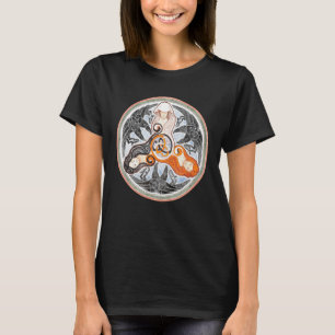 The Morrigan Triple Goddess Tarot Card Gothic Paga T-Shirt