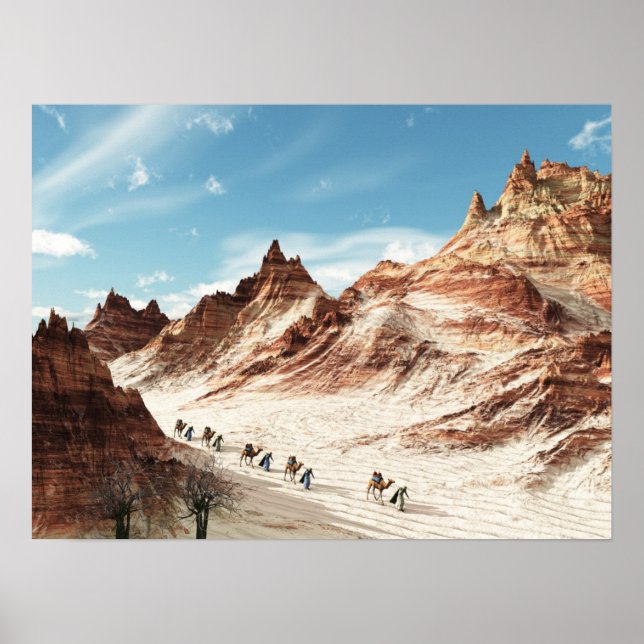 The Morrocan Desert. Poster (Front)
