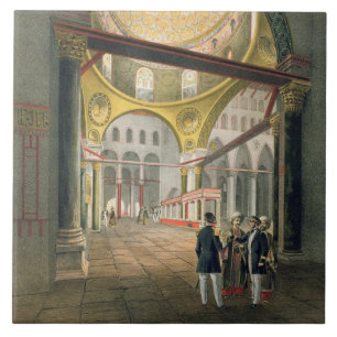 The Mosque El Aksa, from 'Souvenirs of Jerusalem', Ceramic Tile