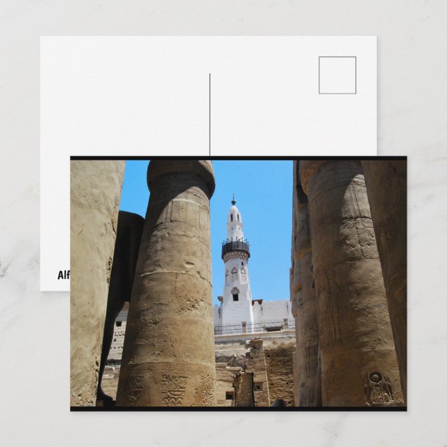 The Mosque of Luxor Temple Postcard (Front/Back)