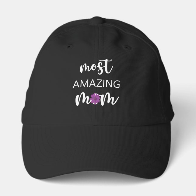 The Most Amazing Mom Mother's Day Gift Performance Cap (Front)