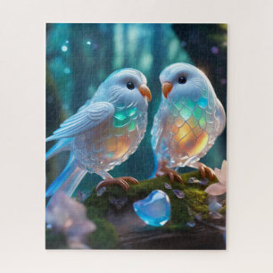 The most beautiful lovebirds in the world are thos jigsaw puzzle