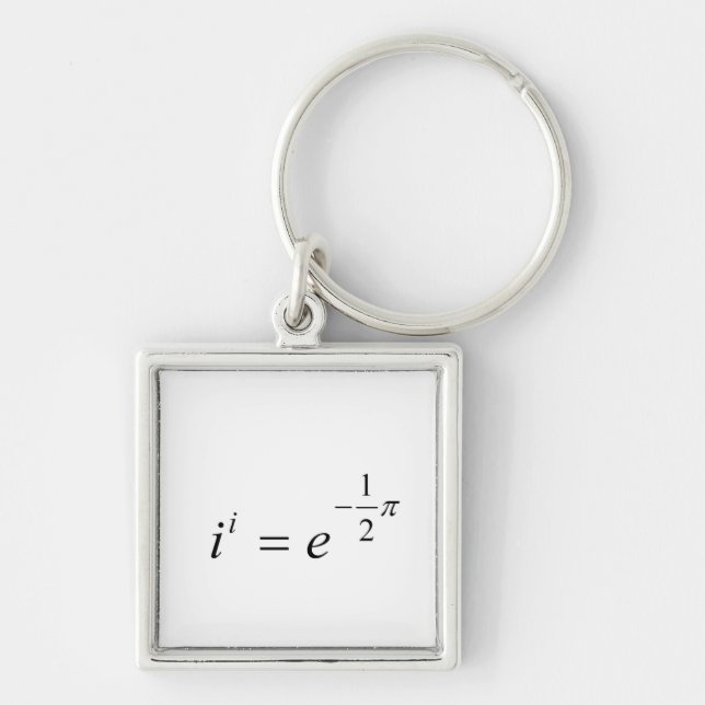 The most beautiful Math Equation Keychain (Front)