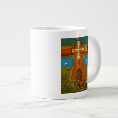 The Most Beautiful Sunset 2006 Large Coffee Mug