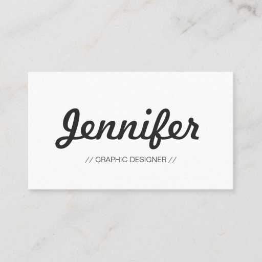 Customizable The most Concise and Simple - Minimalist design Business Cards