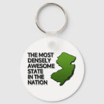 The Most Densely Awesome State in the Nation Keychain