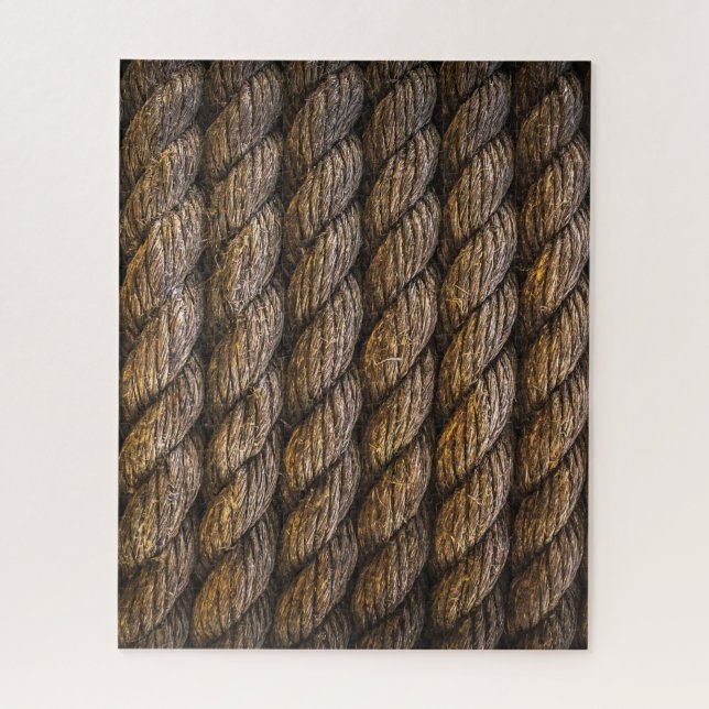 The Most Difficult Puzzle: Strands of Rope Jigsaw Puzzle (Vertical)