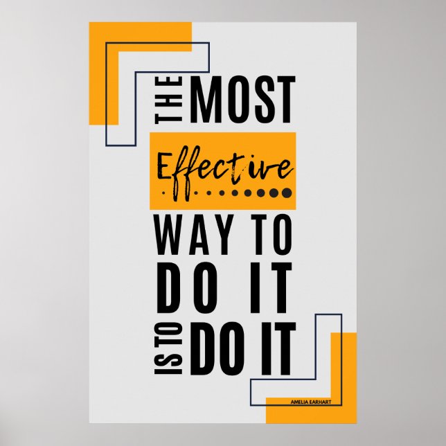 The Most Effective Way: Daring Action Poster (Front)