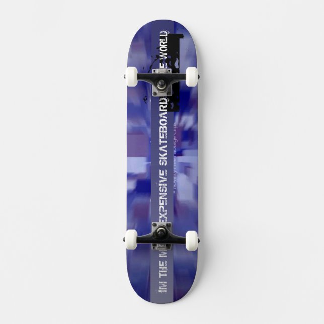 The Most Expensive Skateboard In The World Deck (Front)