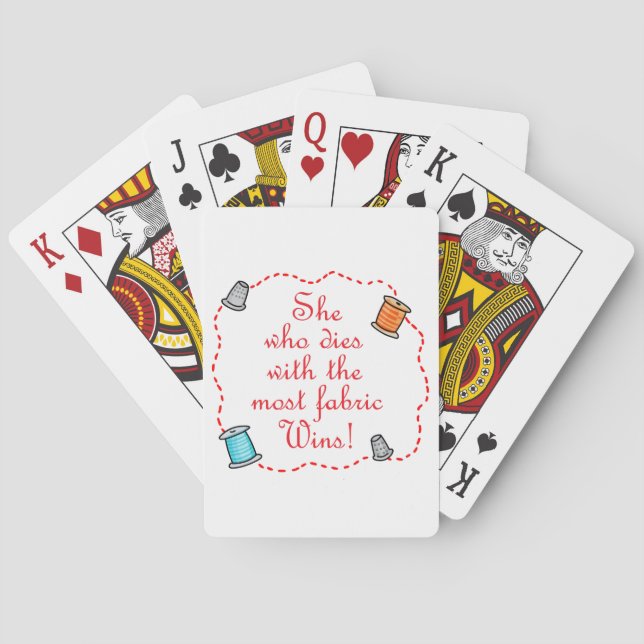 The Most Fabric Poker Cards (Back)