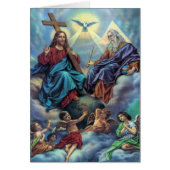 The Most Holy Trinity Card (Front)