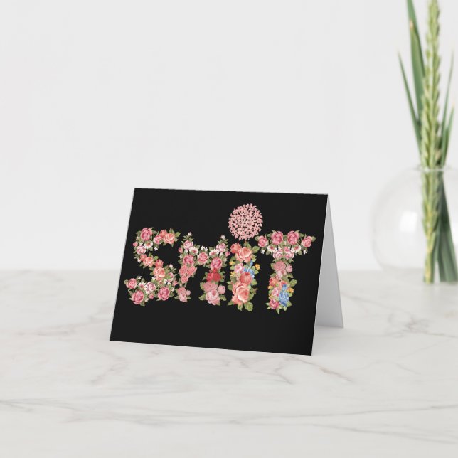 The most lady-like stationary I will ever use Note Card (Front)