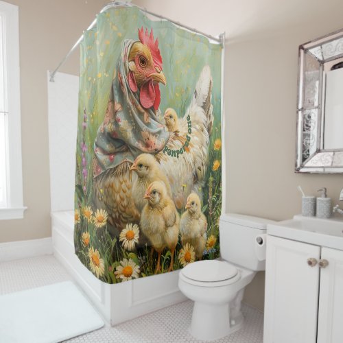 the most pampered one at home shower curtain