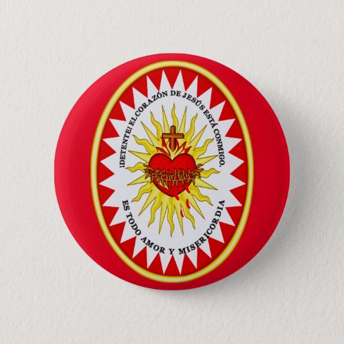 The Most Sacred Heart of Jesus Button