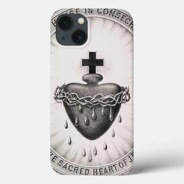 The Most Sacred Heart of Jesus Christ Case-Mate iPhone Case (Back)