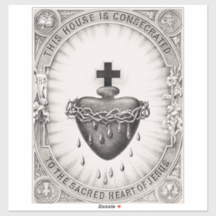 The Most Sacred Heart of Jesus Christ Sticker