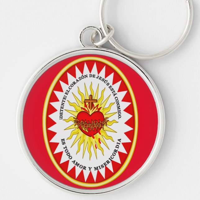 The Most Sacred Heart of Jesus Keychain (Front)