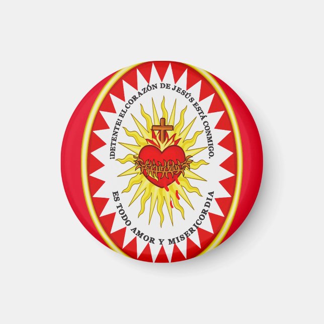 The Most Sacred Heart of Jesus Magnet (Front)