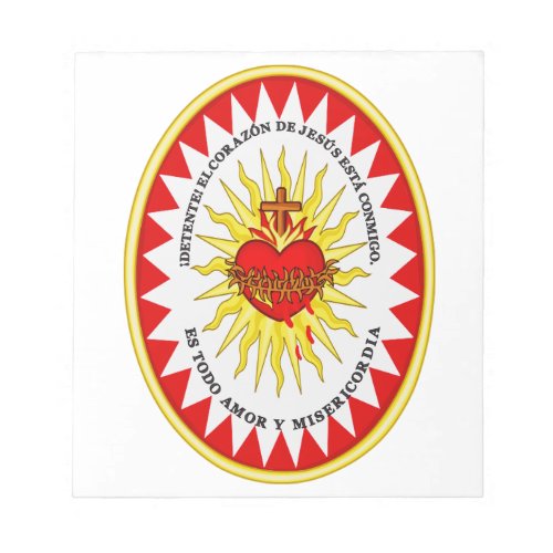 The Most Sacred Heart of Jesus Notepad
