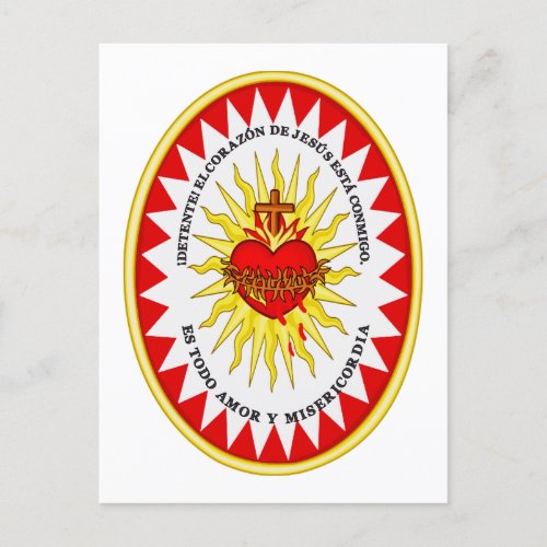 The Most Sacred Heart of Jesus Postcard