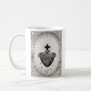 The Most Sacred Heart of Jesus Symbol of Divine Coffee Mug