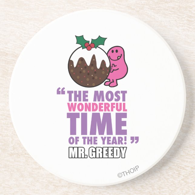 The Most Wonderful Time Drink Coaster (Front)