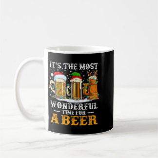The Most Wonderful Time For A Beer Christmas Drink Coffee Mug
