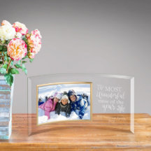 The Most Wonderful tIme Glass Picture Frame