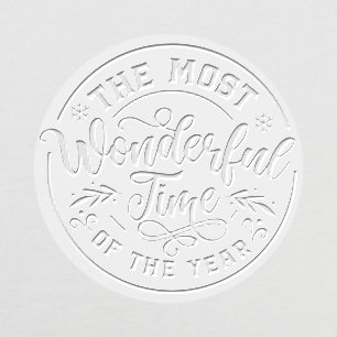 The Most Wonderful Time Of The Year Christmas Embosser