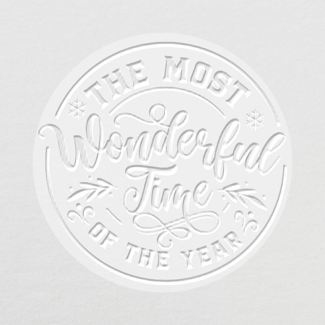 The Most Wonderful Time Of The Year Christmas Embosser (Design)