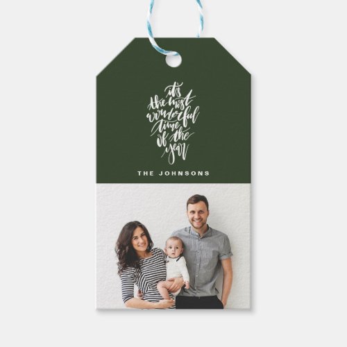 the most wonderful time of the year gift tags