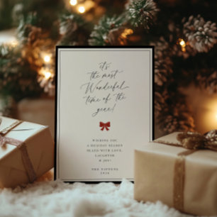 The Most Wonderful Time Of The Year Holiday Card