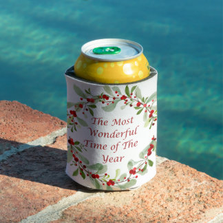 The Most Wonderful Time of the Year on a Beverage  Can Cooler