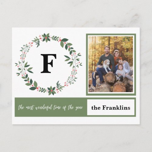 the most wonderful time of the year postcard