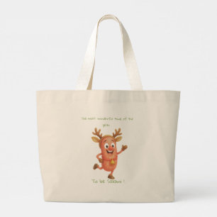 The most wonderful time of the year...to be Salami Large Tote Bag