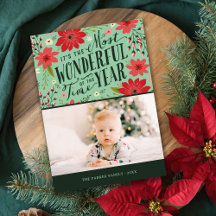The Most Wonderful Time of Year Floral Photo