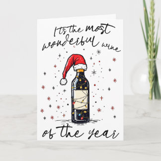 The Most Wonderful Wine Of The Year  Card